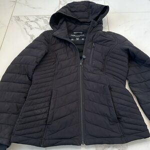 Nautica Packable Water Resistant Winter Fall Jacket Coat with hood